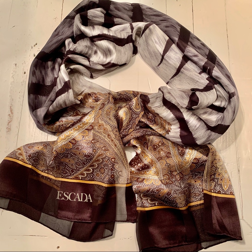 Escada silk scarf